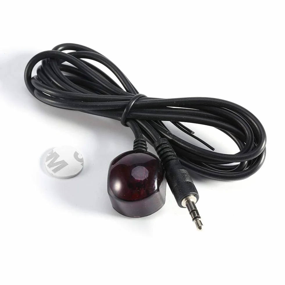 Kabel 3,5 mm Nadajnik podczerwieni IR Przedłużacz odbiornika zdalnego sterowania, 38 kHz 1,5 m