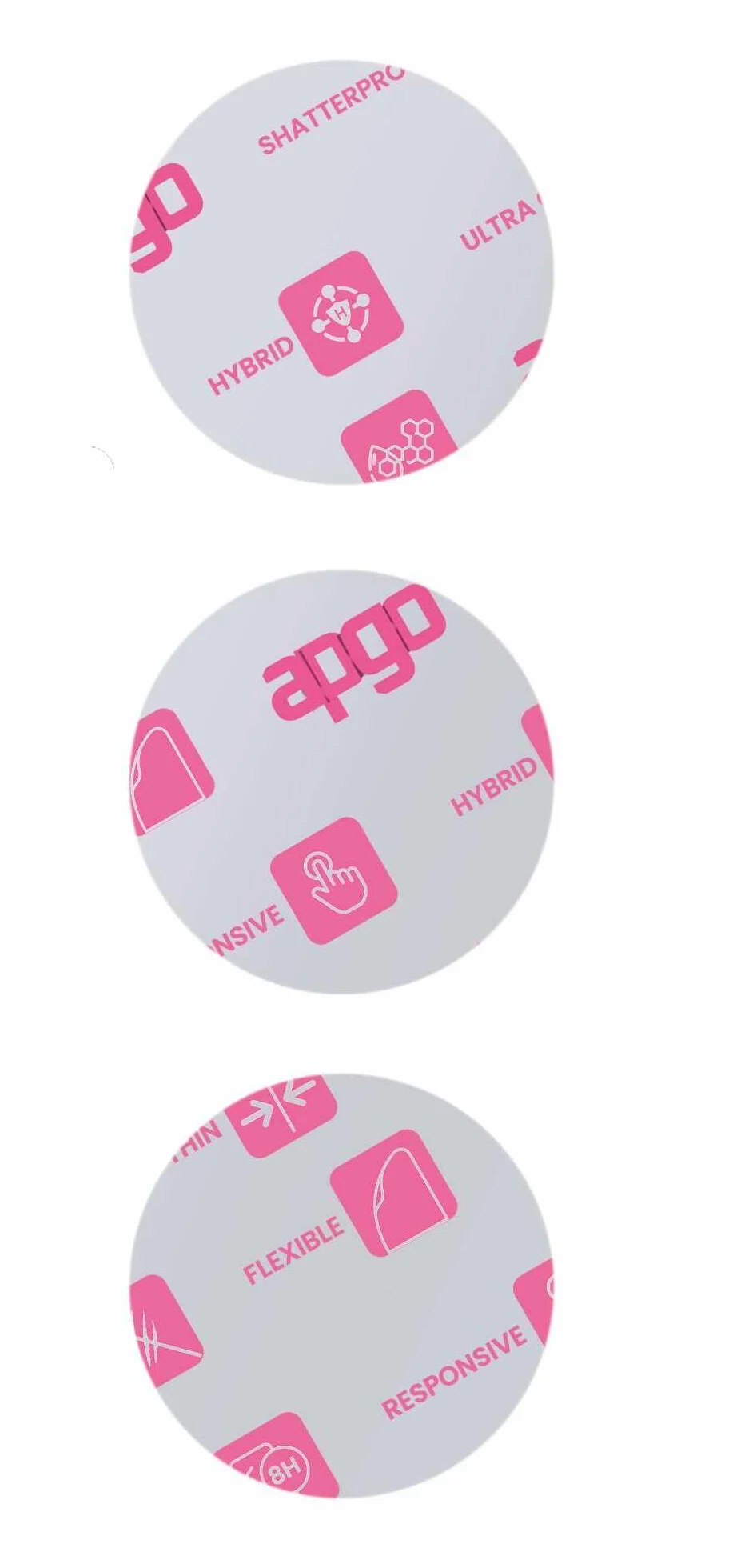 3x apgo Ultra-Clear Hybrid szkło ochronne do Amazfit T-Rex 3 Pro 48mm, elastyczne szkło nano, świetna alternatywa dla szkła hartowanego, odporne na zarysowania, pełny klej