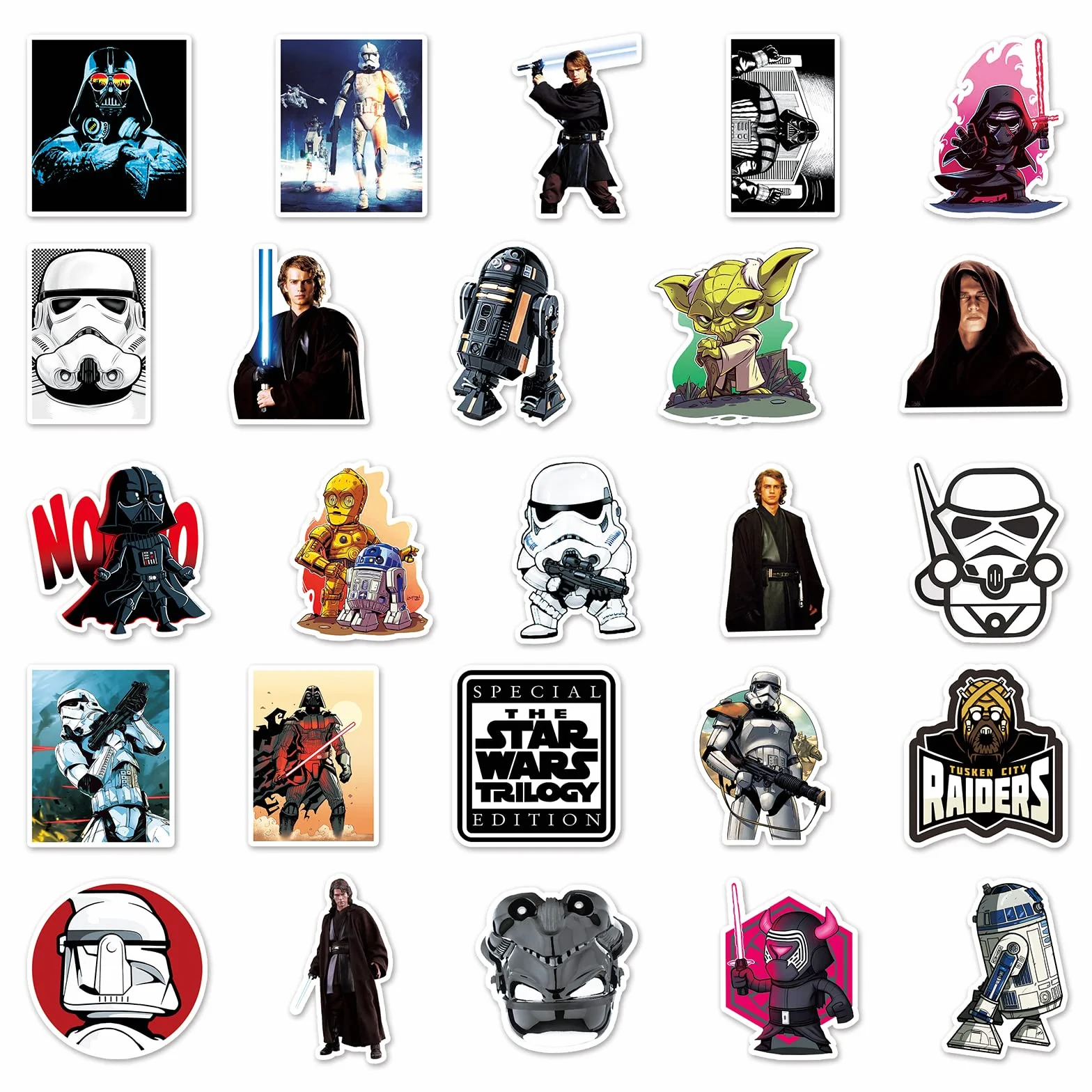 50 sztuk naklejek na laptopa, wodoodporne naklejki PCW do dekoracji DIY, naklejki w stylu graffiti na samochody, motocykle, laptopy, rowery, deskorolki, snowboard, bagaż itp.