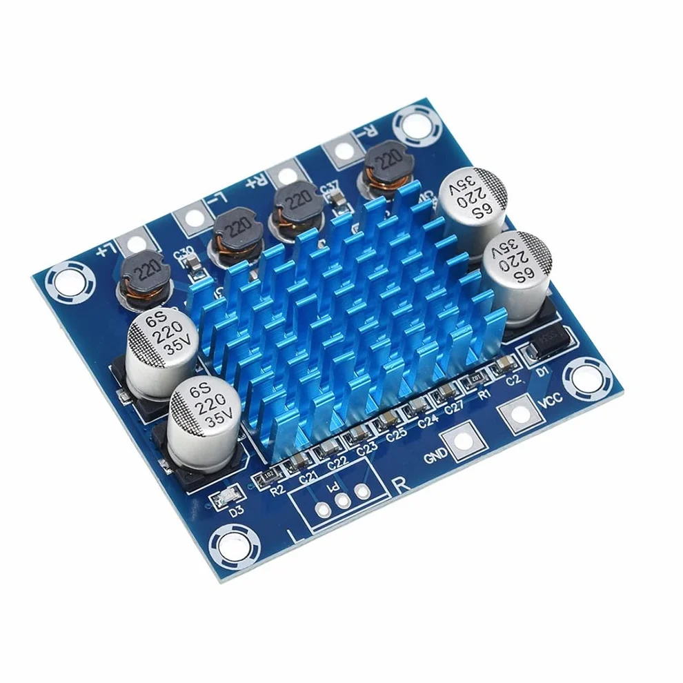 Hailege 2 szt. TPA3110 Digital Stereo Audio Amplifier Board 30 W + 30 W AMP Board 2.0-kanałowy wzmacniacz DC 8-26 V 3 A XH-A232