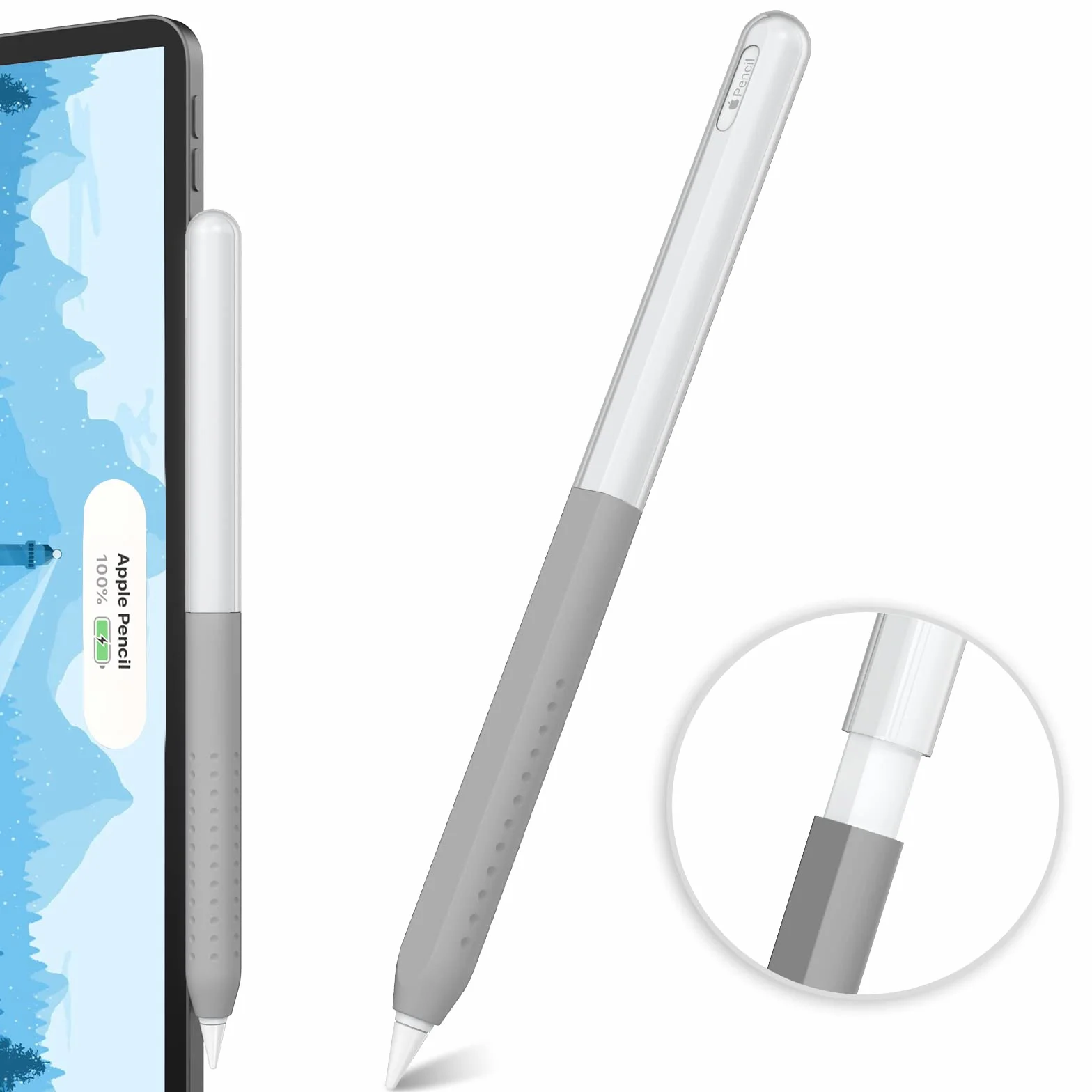 NIUTRENDZ Etui na rysik do Apple Pencil etui ochronne silikonowe Ipad Pencil Case Apple Pencil akcesoria