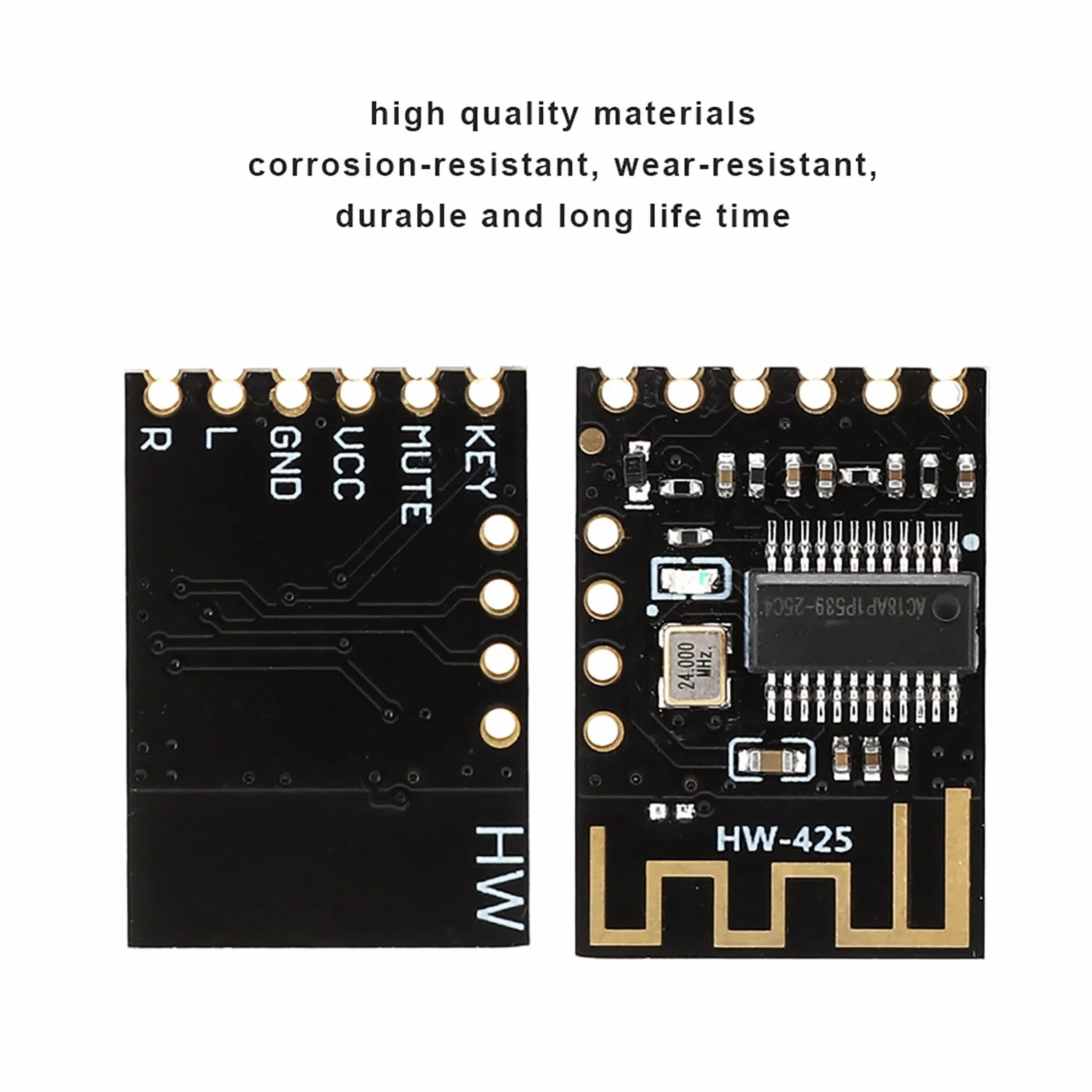 Bezprzewodowy moduł audio Bluetooth 4.2, dwukanałowy nadajnik stereo, bezstratna karta HIFI, DIY, modyfikacja do słuchawek głośników
