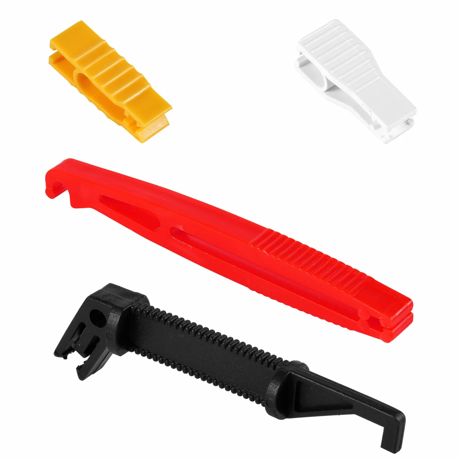 4 Szt. Wyciagaczy Bezpieczników, 4 Rozmiary Plastikowe Narzedzie do Wyciagania Bezpieczników Samochodowych Wyciagacz Bezpieczników Szklanych do Samochodów Ciezarowych Wymiana Bezpieczników