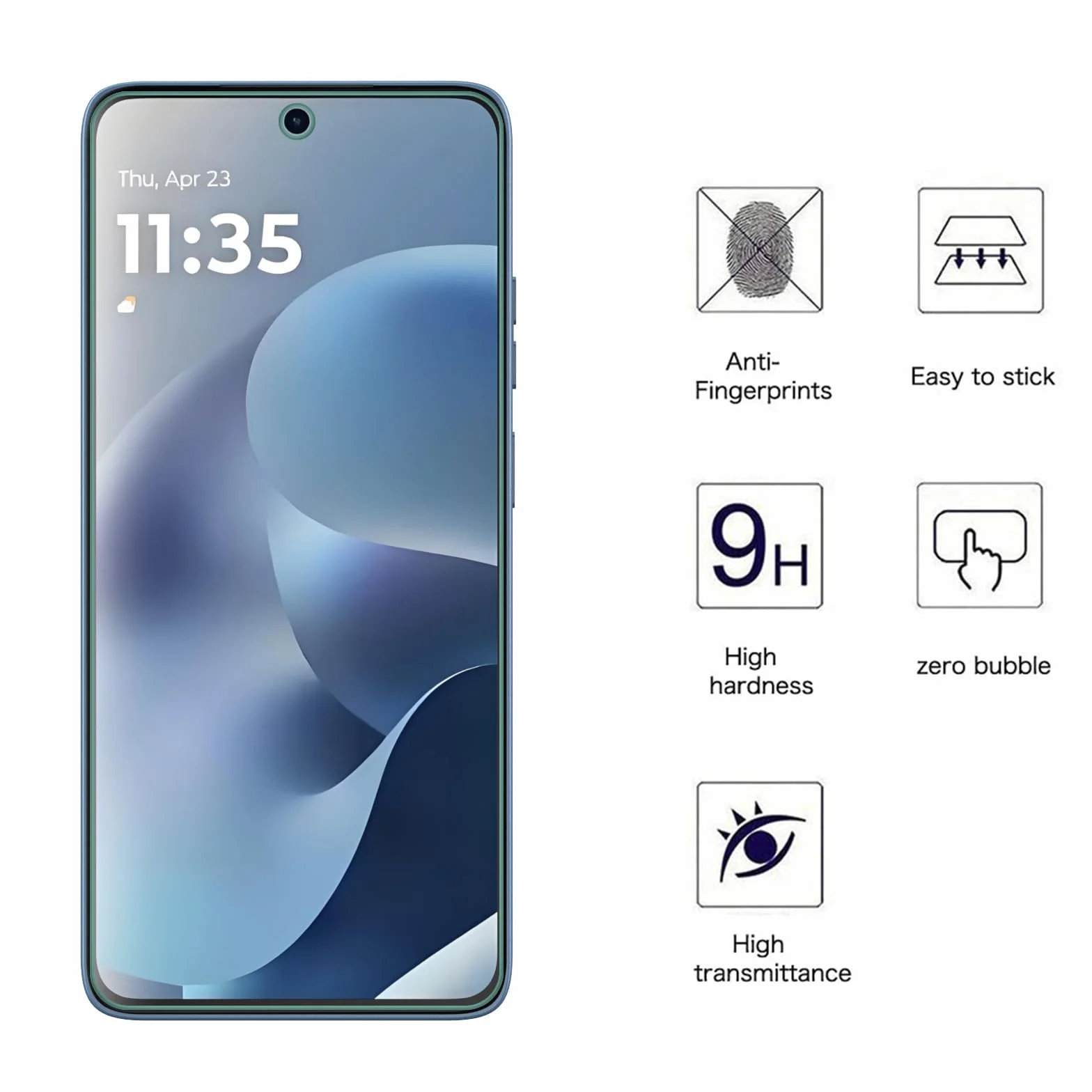 AOKUMA Ochraniacz ekranu do Motorola Moto G15, szkło hartowane 9H, 2 sztuki