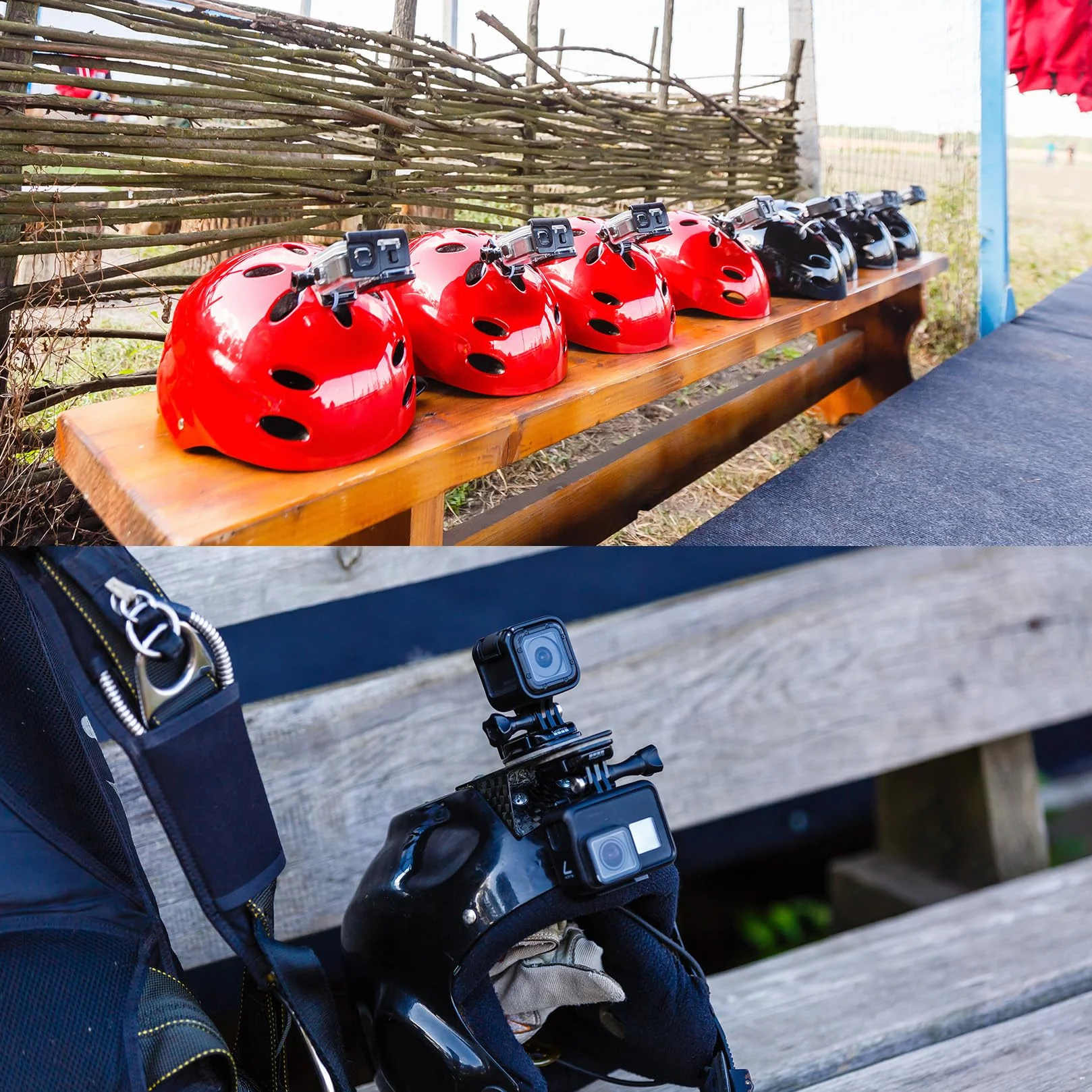 12 w 1 podkładkami samoprzylepnymi, do akcesoriów do mocowania kasku, do mocowania, zakrzywione uchwyty samoprzylepne kompatybilne z GoPro Hero Session 4/3/3+/2 DJI Osmo kamerami sportowymi