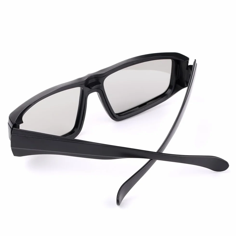 Okulary 3D, uniwersalne, pasywne okulary 3D, czarne, kompatybilne z Cinema 3D, LG, Philips, Panasonic itp.