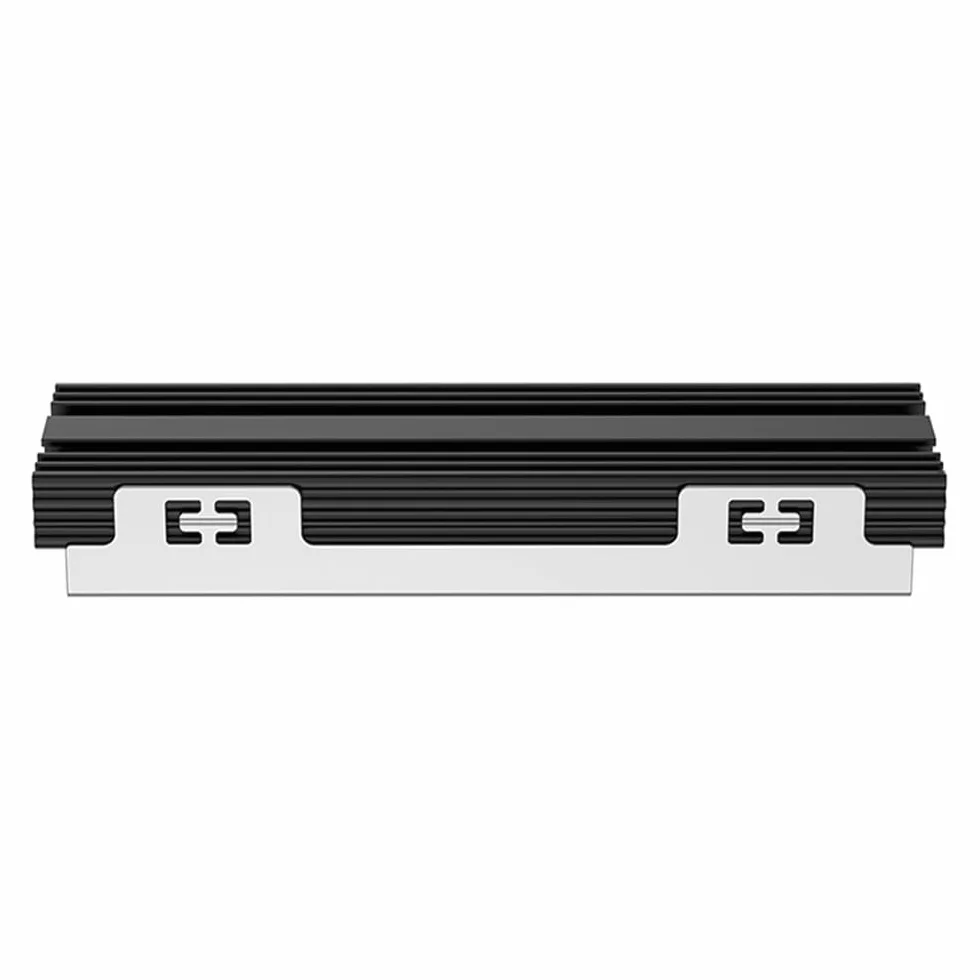 DollaTek M.2 Nvme Radiator do dysków SSD 2280, wysokowydajny aluminiowy radiator, czarny