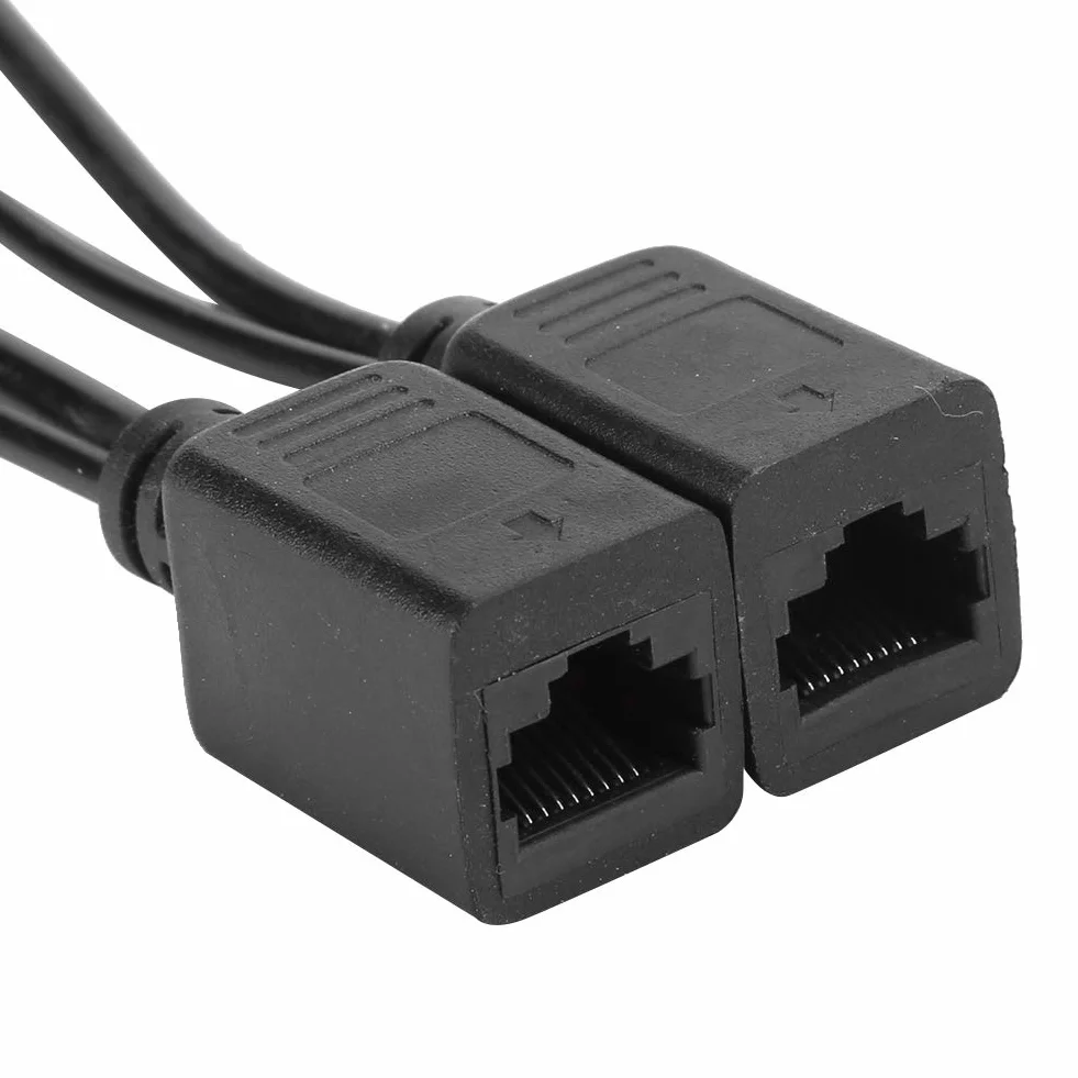 Poe Splitter Power Over Ethernet 2 Pary 12V Zasilanie Pasywne Nad Ethernet Adapter IEEE 802.3AF 10/100 Mbps dla Kamery Sieciowej