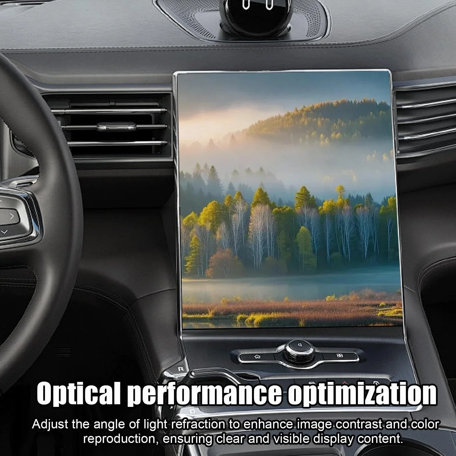 Polarizing Screen Filter, Adhesive Polarizings Film Sheets, Scratch-Resistant Display Layers for Car, Instrument Panel, Office Screens, Educational Physics Tools, Electronics Use 18cm/7.09in