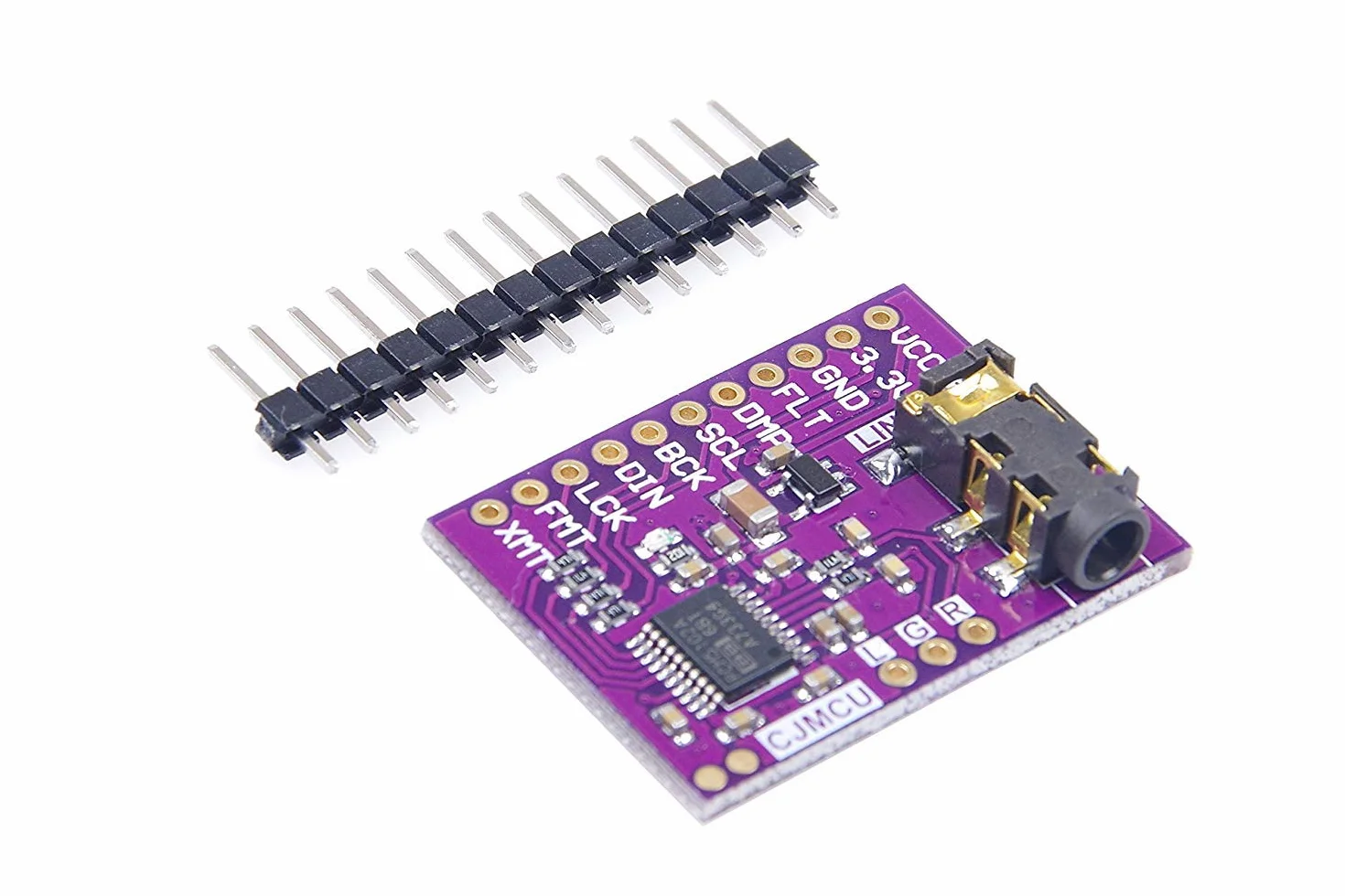 DollaTek PCM5102A konwerter cyfrowo-analogowy PLL modu? g?osowy stereo DAC karta d?wi?kowa 3,5 mm gniazdo stereo 24 bity cyfrowy modu? audio dla Raspberry Pi