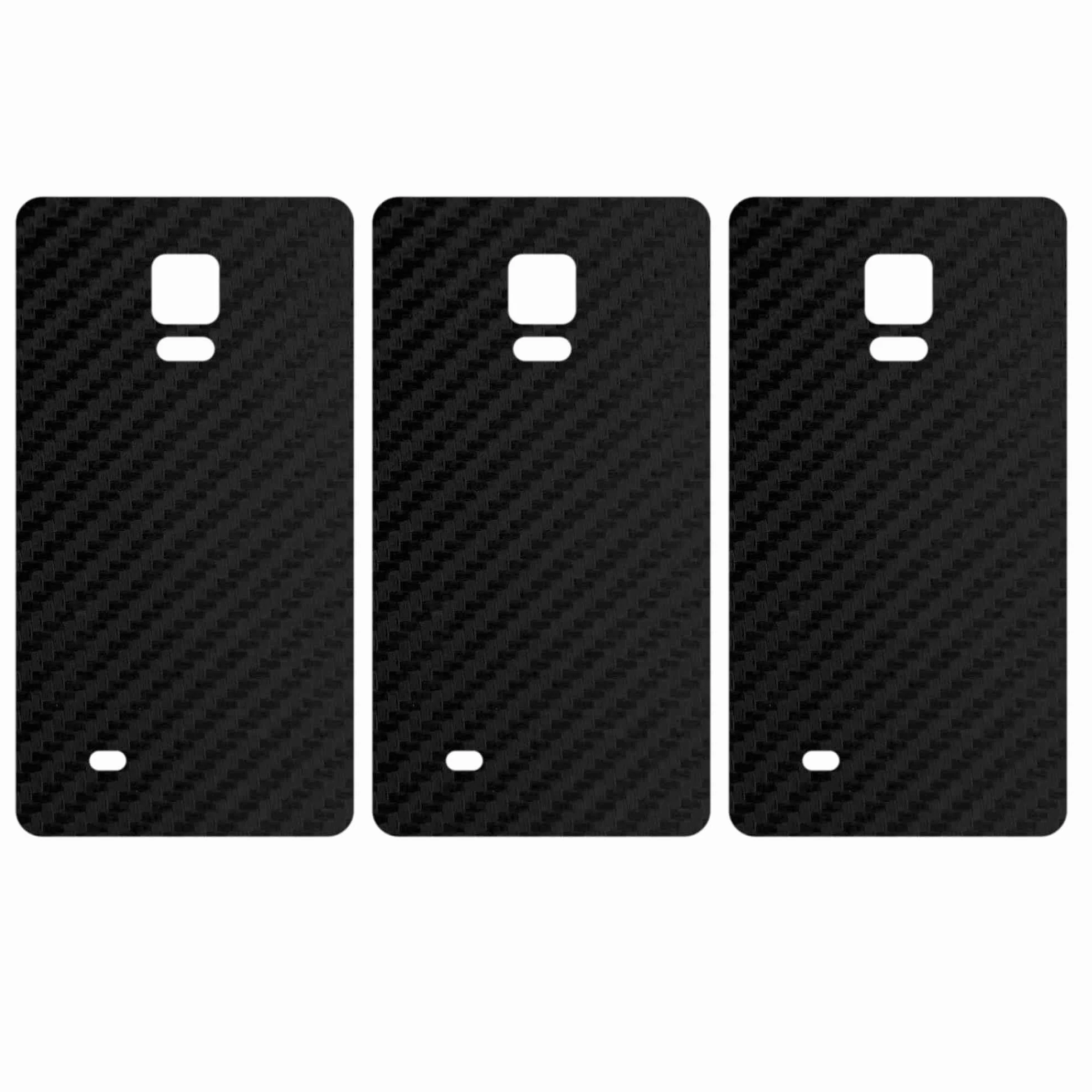Folia skórka na TYŁ do Samsung Galaxy Note 4 N910 - Carbon Czarny