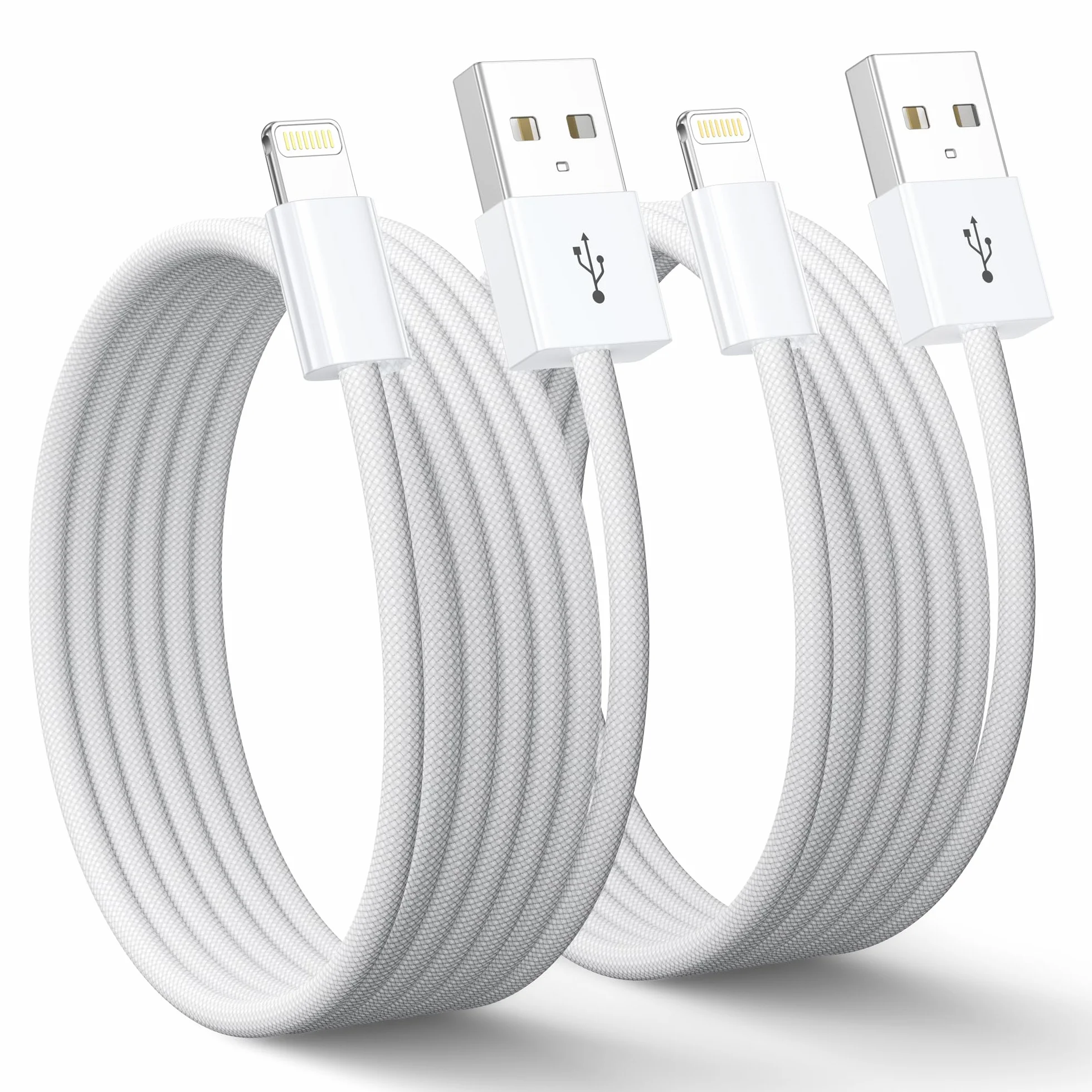 Oryginalny kabel do ładowania iPhone'a, 2 sztuki, 1 m, certyfikat MFi iPhone, kabel do szybkiego ładowania USB na Lightning do iPhone 14 13 12 11 Pro Max Mini XS XR X 8 8 Plus 7 6 6s Plus
