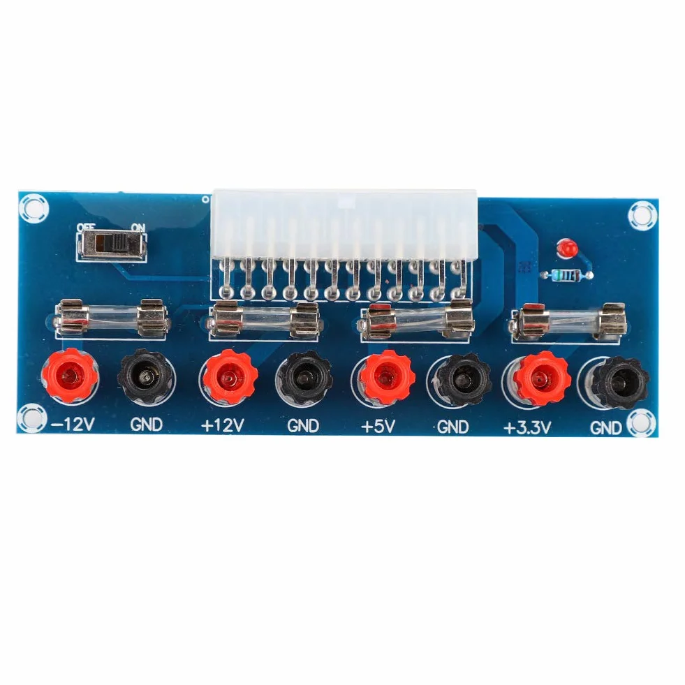 Yinhing XH M229 24-pinowy Port ATX Wskaźnika Zasilania dla Systemów Wbudowanych DIY 3,3 V 5 V 12 12 Wyjścia z Wymiennymi
