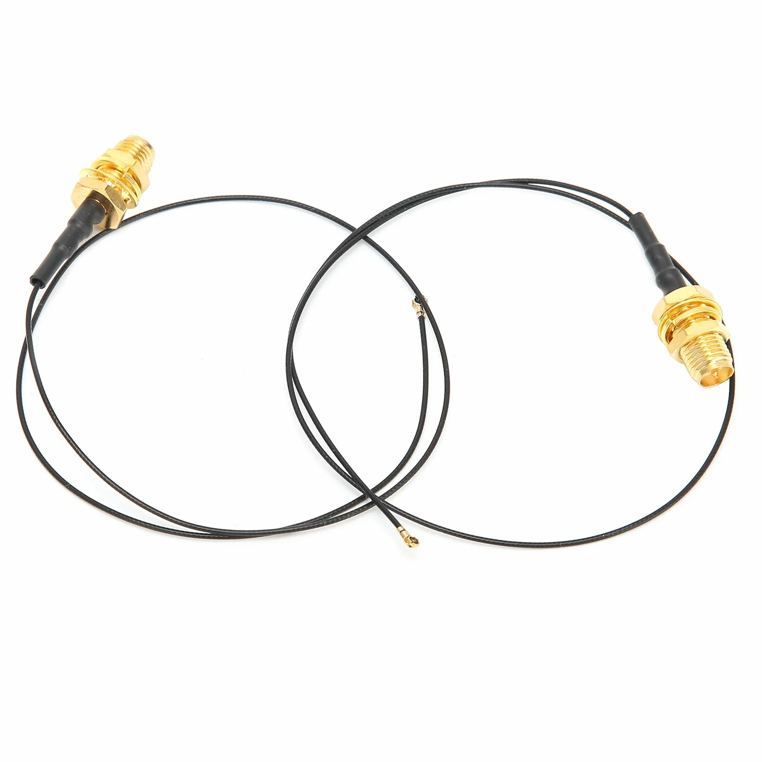 Kabel żeński 4 do RP-SMA, 2 szt. Kabel żeński 4 RP-SMA do Anteny Zewnętrznej M.2 WiFi Bluetooth