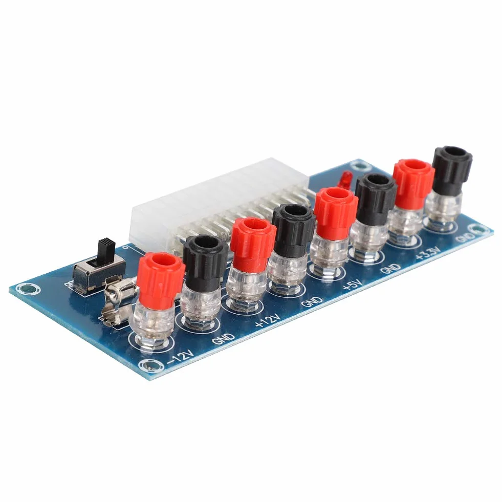 Yinhing XH M229 24-pinowy Port ATX Wskaźnika Zasilania dla Systemów Wbudowanych DIY 3,3 V 5 V 12 12 Wyjścia z Wymiennymi