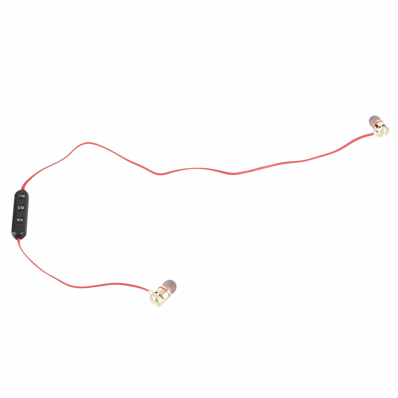 Tonysa Bluetooth słuchawki magnetyczne bezprzewodowe sportowe zestaw słuchawkowy złoty/czarny 4.1