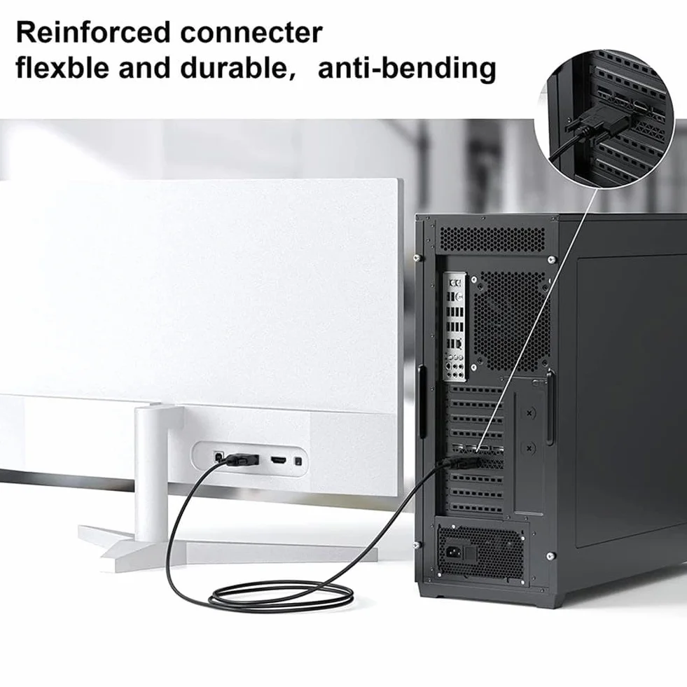 MMOBIEL Przejściówka z DVI na DVI - Męski DVI-D Dual Link do Męskiego DVI-D Dual Link - Konwerter Kablowy do Monitora, PC, TV, Gier, Projektora - 1080p Full HD 60Hz - Złote Złącze - 2 m