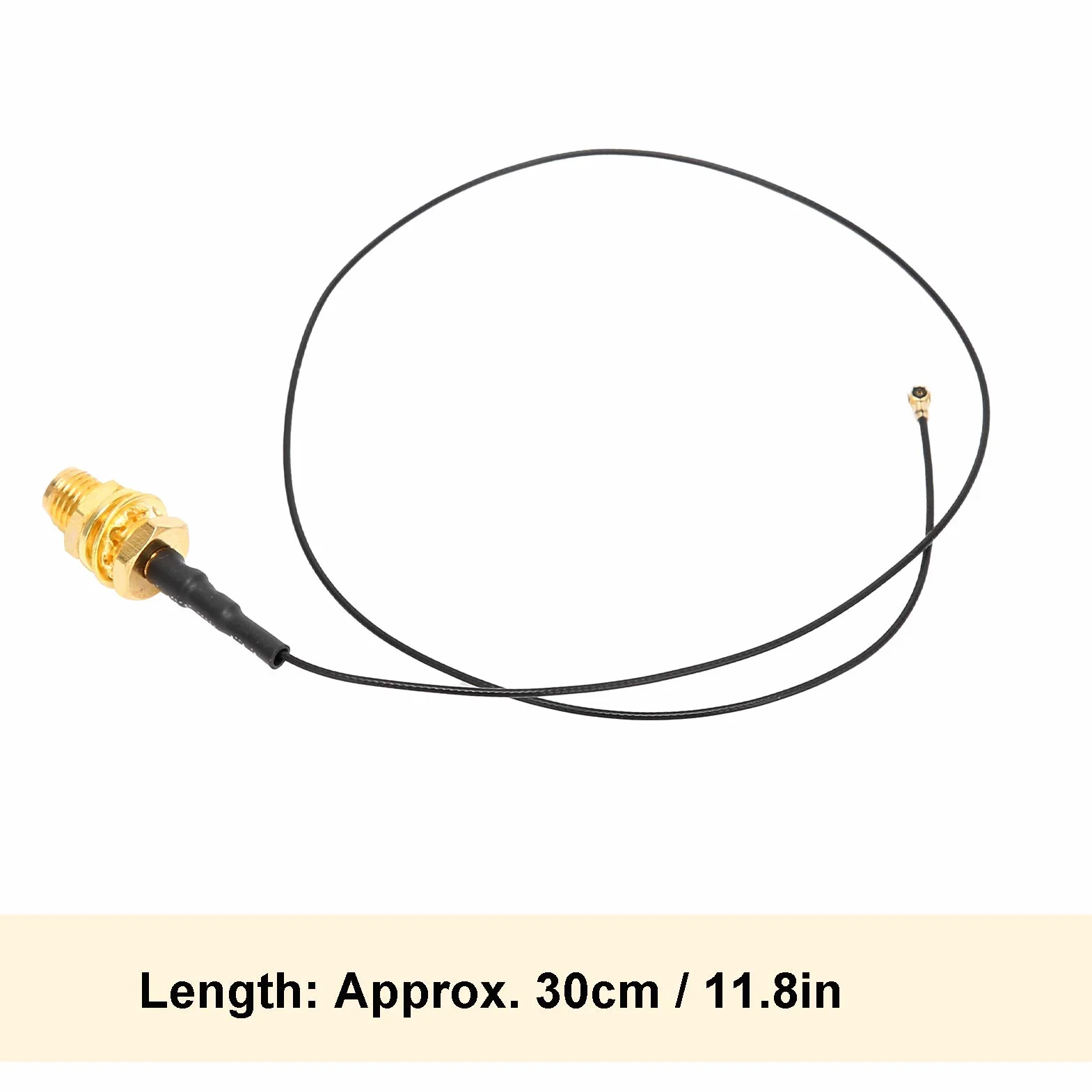 Kabel żeński 4 do RP-SMA, 2 szt. Kabel żeński 4 RP-SMA do Anteny Zewnętrznej M.2 WiFi Bluetooth