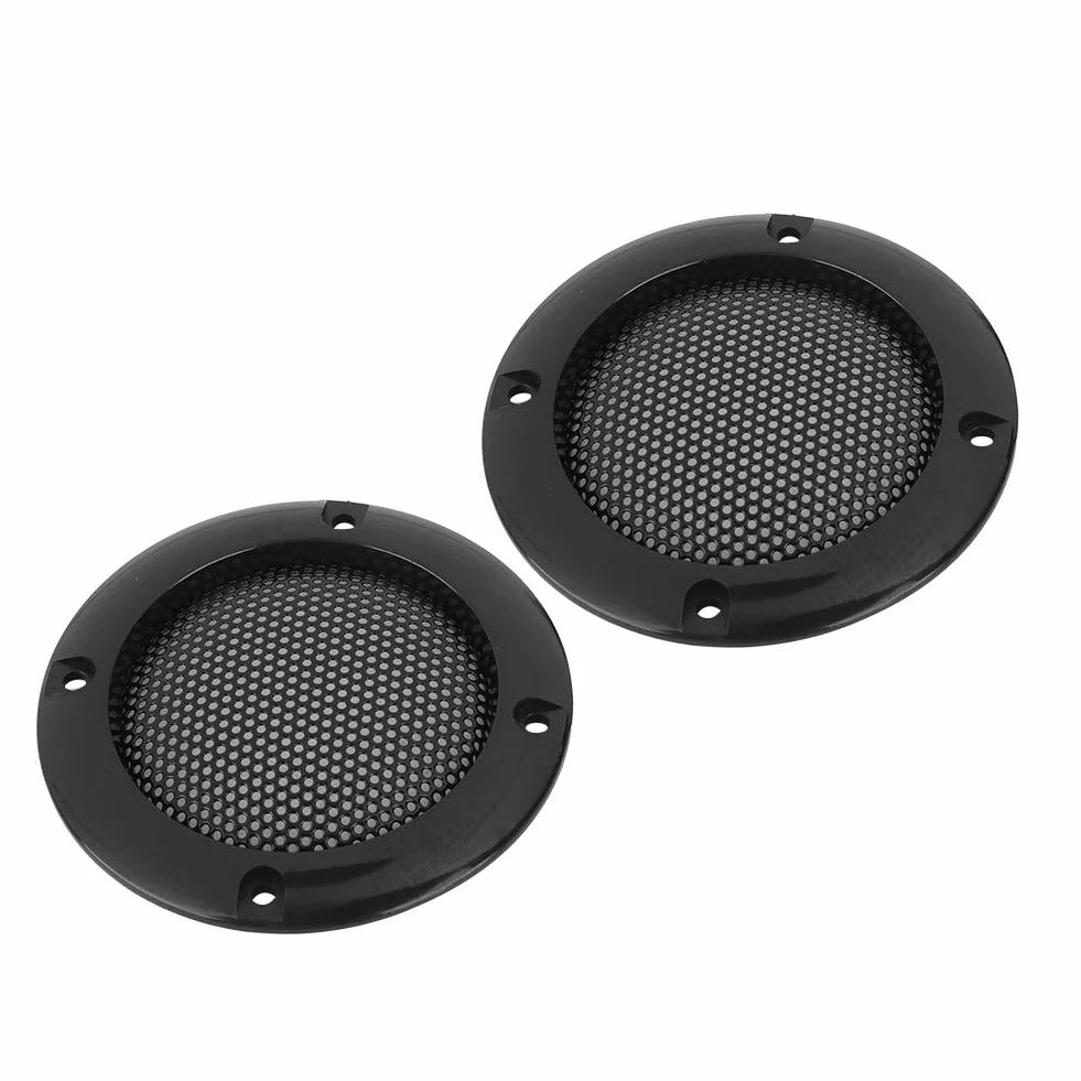 Osłona głośników 2 w 1 – kratka ochronna i dekoracyjna, system audio, czarna