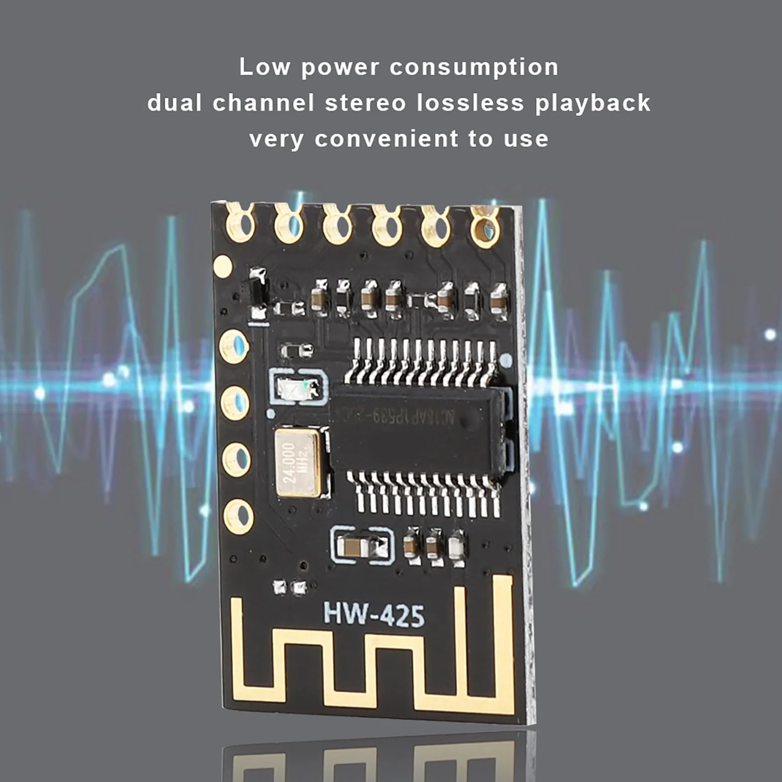 Bezprzewodowy moduł audio Bluetooth 4.2, dwukanałowy nadajnik stereo, bezstratna karta HIFI, DIY, modyfikacja do słuchawek głośników