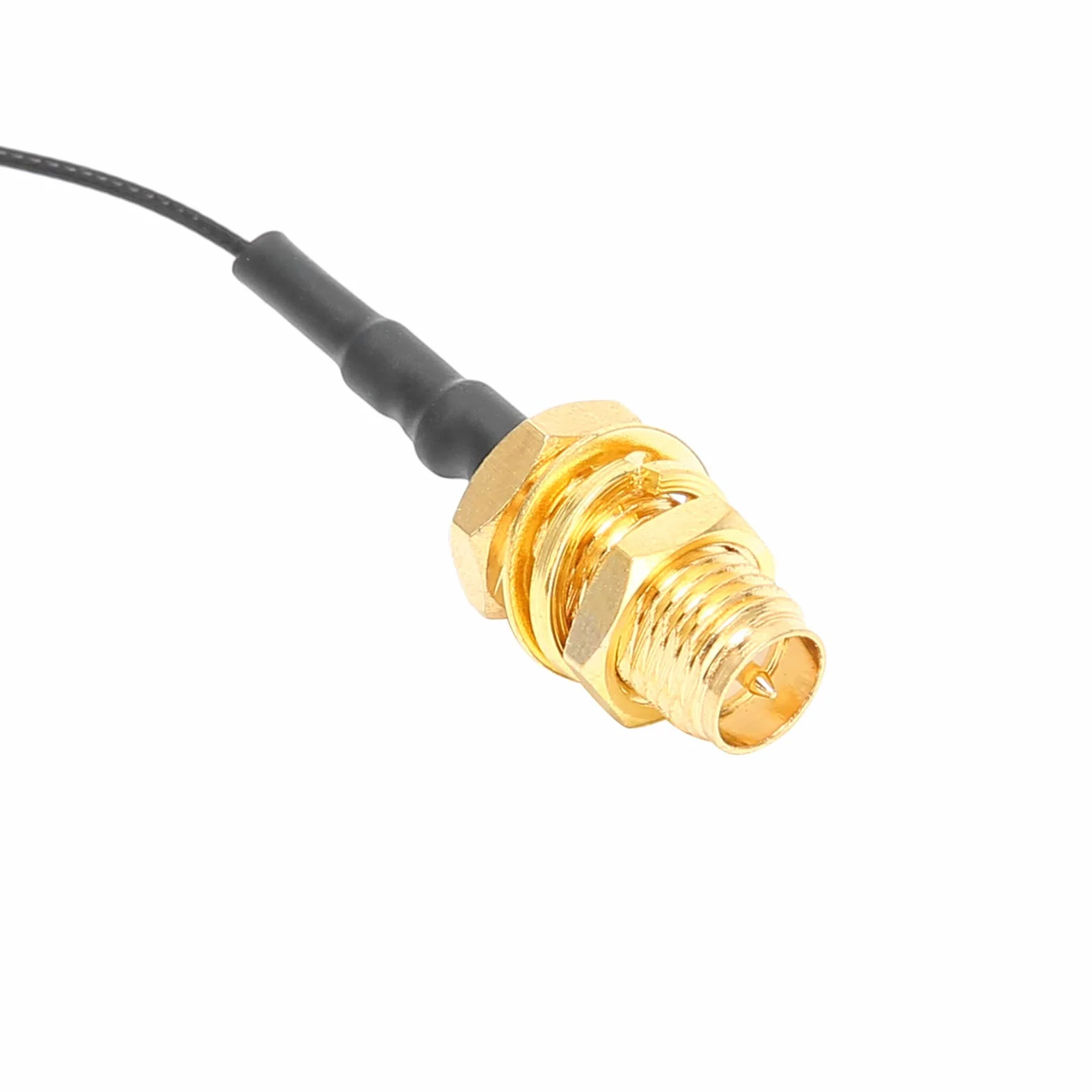 Kabel żeński 4 do RP-SMA, 2 szt. Kabel żeński 4 RP-SMA do Anteny Zewnętrznej M.2 WiFi Bluetooth