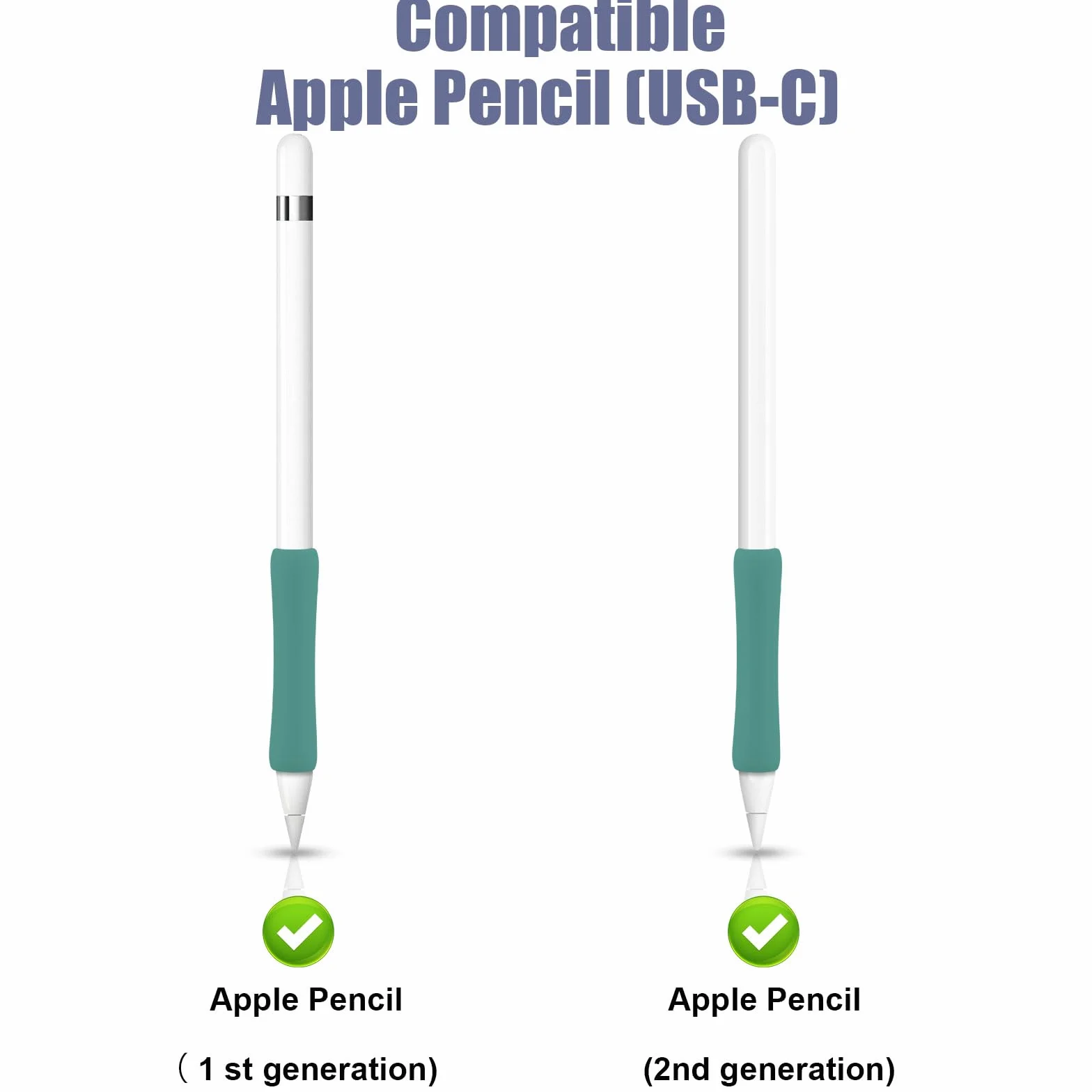 Silikonowa Osłona do Apple Pencil 1., 2., 3. i USB C Kompatybilna z Rysikiem iPad, Kolorowa Antypoślizgowa, 5 Sztuk