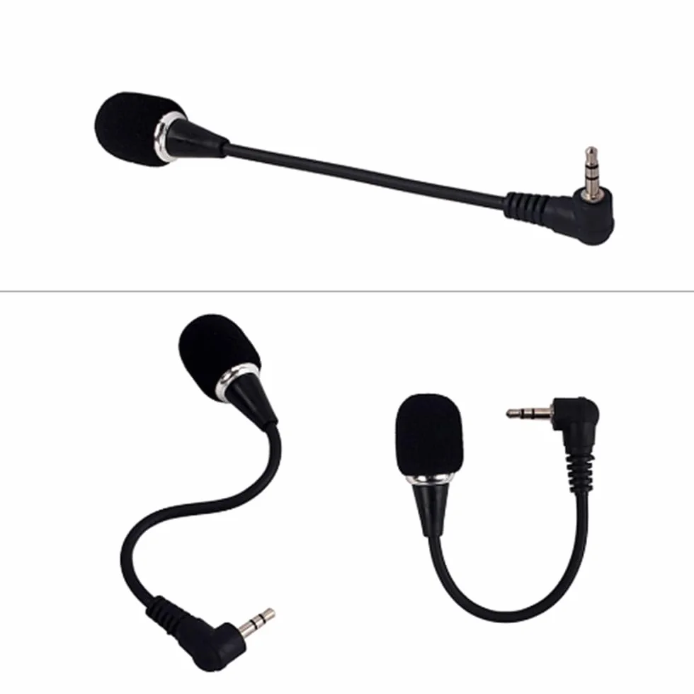 Alnicov Mini Mikrofon 3.5mm Złącze Audio Głowica Idealny Mikrofon Kondensatorowy do Komputera Laptop Notebook Tablet PC Skype