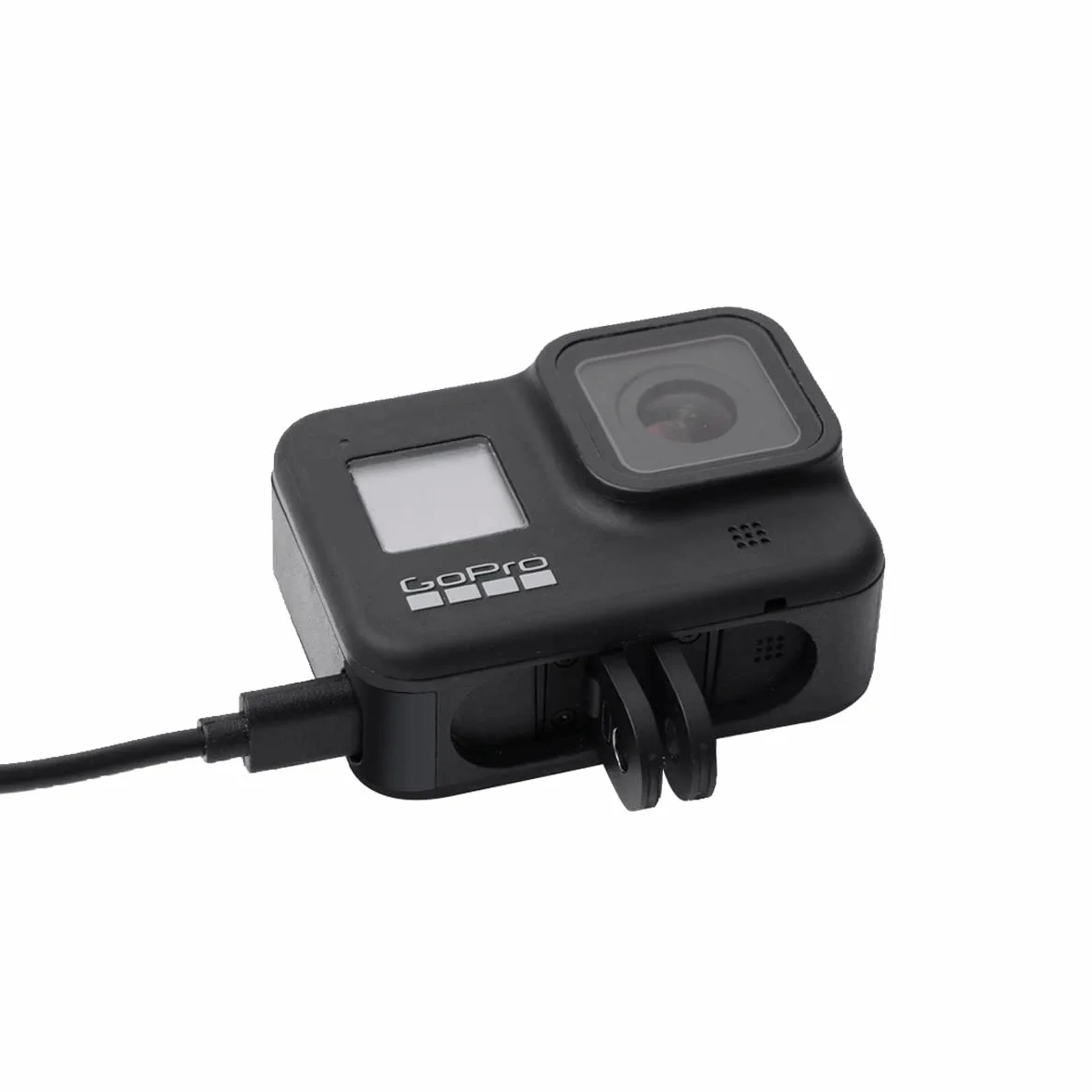 WANGCL Osłona baterii do GoPro 8 Odłączana pokrywa z portem USB-C