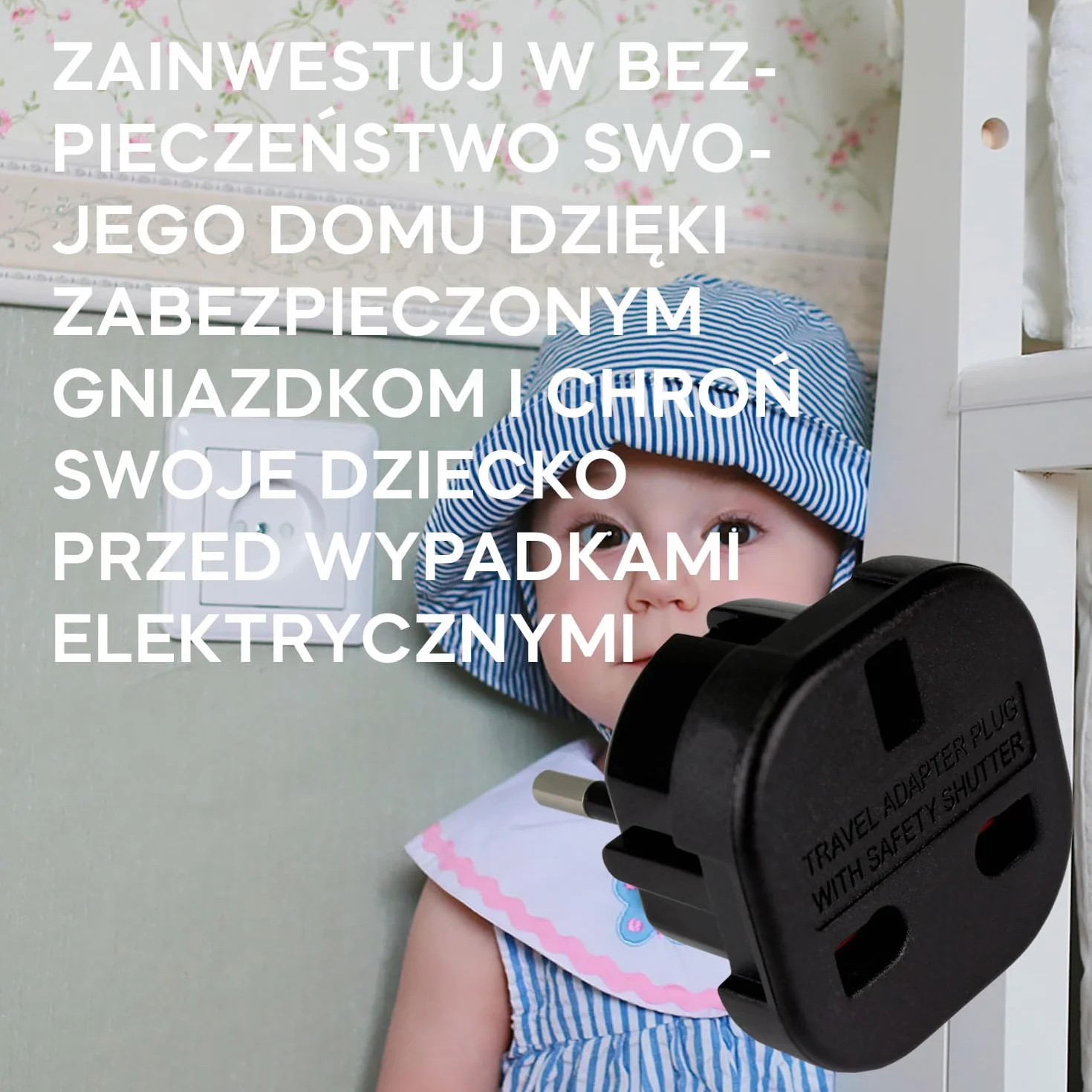 OcioDual 2x Adapter wtyczki brytyjskiej, adapter wtyczki brytyjskiej do europejskiej, wtyczka typu G, konwerter 3-stykowy z Anglii na 2-stykowy z Europy z blokadą, czarny