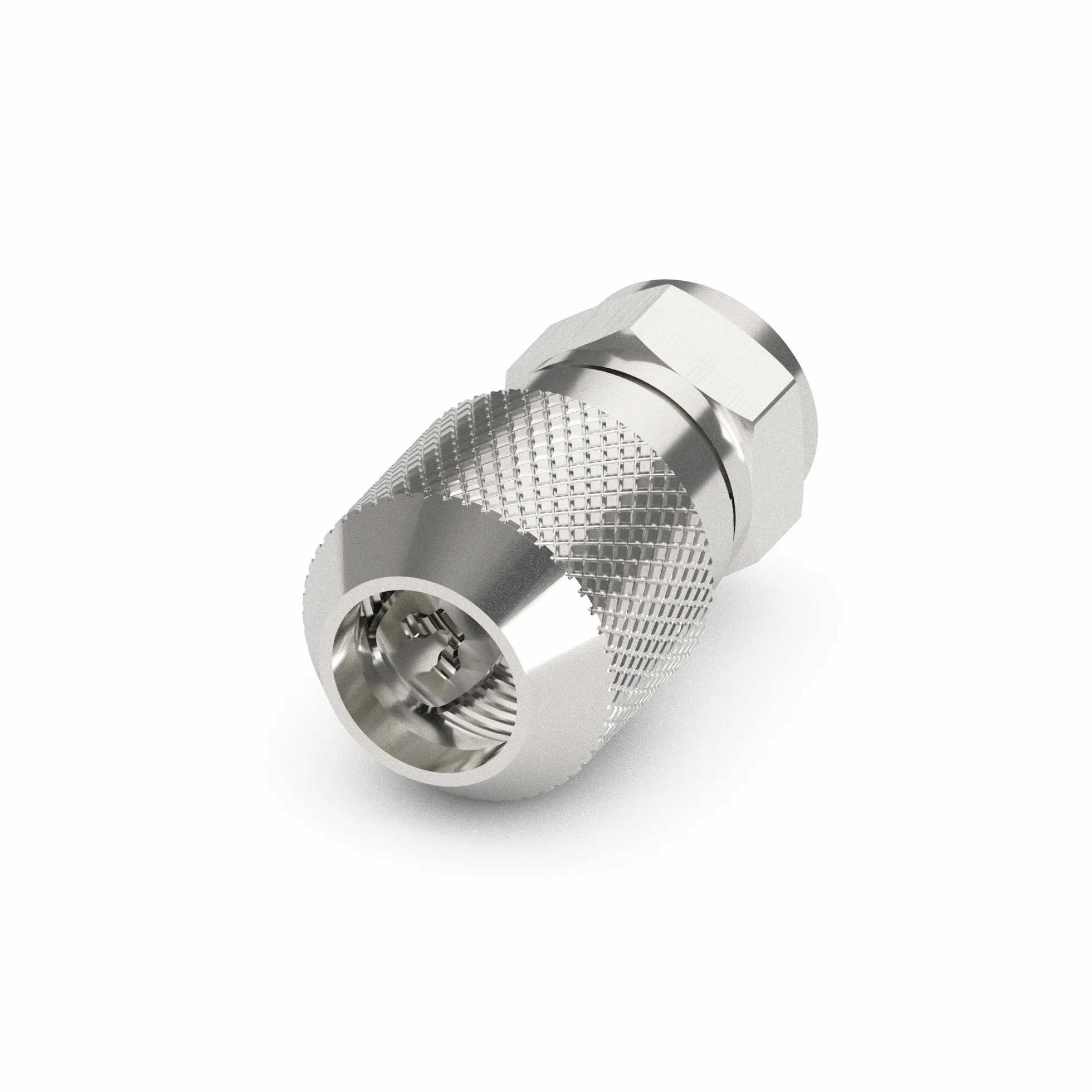 Sonero, Wtyk F do kabla satelitarnego, antenowego, kabla koncentrycznego o średnicy 6,5-7,5 mm, łatwe samodzielne konfekcjonowanie, chrom, zestaw 2 sztuk
