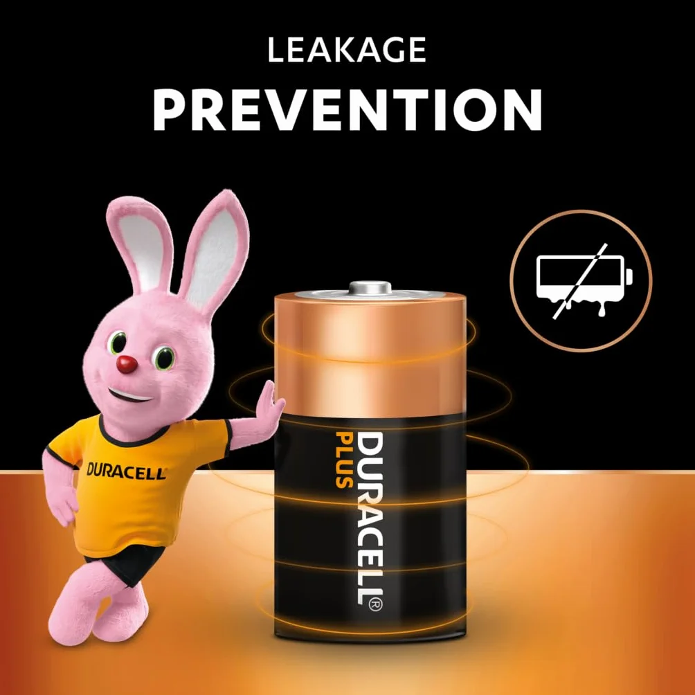 2 x Duracell D Plus LR20 MN1300 alkaliczny (1 x blister, 2 baterie), 2 baterie